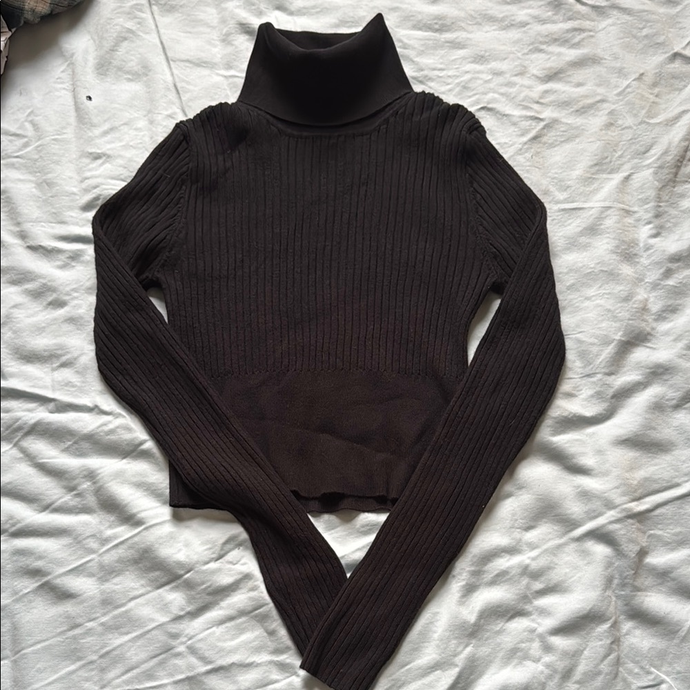 Free with 100 purchase- Black Turtleneck Sweater